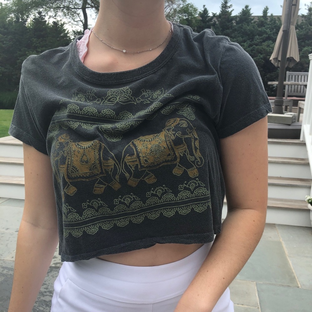 Urban Outfitters Elephant Crop Top
